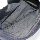 PRADA Shoulder Bag Nylon Black Silver Auth 170505-11