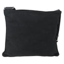 PRADA Shoulder Bag Nylon Black Silver Auth 170505-2
