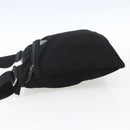 PRADA Shoulder Bag Nylon Black Silver Auth 170505-3