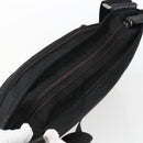 PRADA Shoulder Bag Nylon Black Silver Auth 170505-6