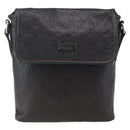 GUCCI GG Canvas Guccissima Shoulder Bag Leather Brown Gold 223666 Auth 170507A-13
