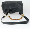 GUCCI Bamboe Handtas Leer 2way Marinegoud 001 3754 1577 Auth 170508-7