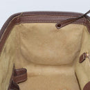 GUCCI Bamboo Hand Bag Leather 2way Brown Gold 013 122 2491 Auth 170509A-22
