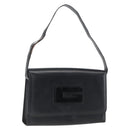 GUCCI Shoulder Bag Leather Black Silver 001 3064 Auth 170510-1
