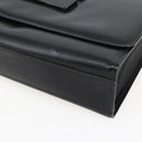 GUCCI Shoulder Bag Leather Black Silver 001 3064 Auth 170510-15