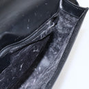 GUCCI Shoulder Bag Leather Black Silver 001 3064 Auth 170510-21