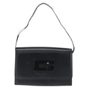 GUCCI Shoulder Bag Leather Black Silver 001 3064 Auth 170510-13