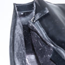 GUCCI Shoulder Bag Leather Black Silver 001 3064 Auth 170510-22