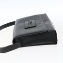 GUCCI Shoulder Bag Leather Black Silver 001 3064 Auth 170510-3