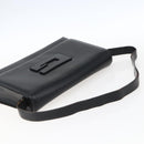 GUCCI Shoulder Bag Leather Black Silver 001 3064 Auth 170510-7