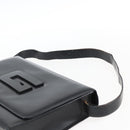 GUCCI Shoulder Bag Leather Black Silver 001 3064 Auth 170510-14
