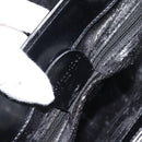 GUCCI Shoulder Bag Patent leather Black Silver Auth 170511-23