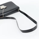 GUCCI Shoulder Bag Patent leather Black Silver Auth 170511-7