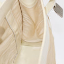 GUCCI Mesh Tote Bag Leather White Silver 002 1705 0405 Auth 170513-17