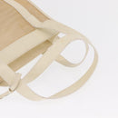 GUCCI Mesh Tote Bag Leather White Silver 002 1705 0405 Auth 170513-7