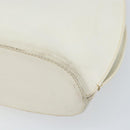 GUCCI Hand Bag Leather White Silver Auth 170514-15