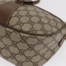 GUCCI GG Supreme Web Sherry Line Bag PVC Beige Gold 89 02 032 Auth 170516-11