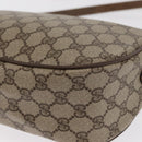 GUCCI GG Supreme Web Sherry Line Bag PVC Beige Gold 89 02 032 Auth 170516-13