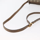 GUCCI GG Supreme Web Sherry Line Bag PVC Beige Gold 89 02 032 Auth 170516-7