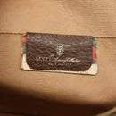 GUCCI GG Supreme Web Sherry Line Clutch Bag PVC Beige Gold 89 01 030 Auth 170517-17