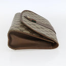 GUCCI GG Supreme Web Sherry Line Clutch Bag PVC Beige Gold 89 01 030 Auth 170517-4