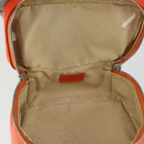 GUCCI Bamboe Vanity Handtas Lak Oranje Zilver 032 1956 0151 Geauth. 170518-14