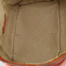 GUCCI Bamboe Vanity Handtas Lak Oranje Zilver 032 1956 0151 Geauth. 170518-15