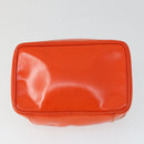 GUCCI Bamboe Vanity Handtas Lak Oranje Zilver 032 1956 0151 Geauth. 170518-8