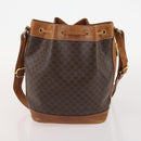 GUCCI Celine Macadam Canvas Bag PVC Leather 3 Set Black Brown Auth 170520-10