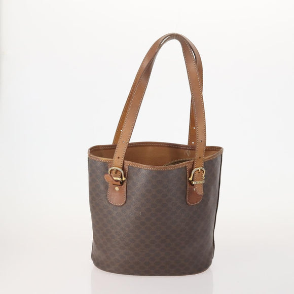 GUCCI Celine Macadam Canvas Bag PVC Leather 3 Set Black Brown Auth 170520