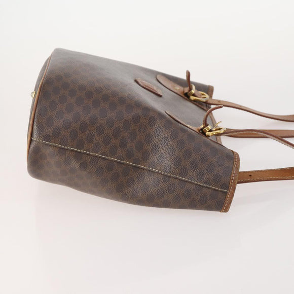 GUCCI Celine Macadam Canvas Bag PVC Leather 3 Set Black Brown Auth 170520