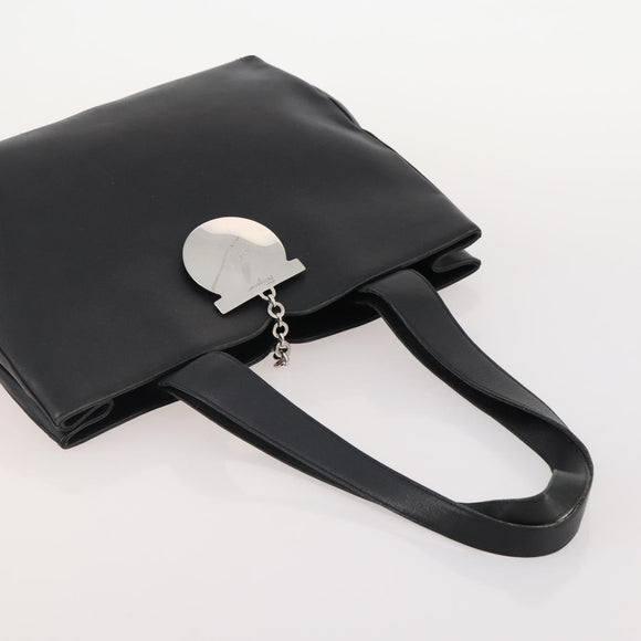 Salvatore Ferragamo Shoulder Bag Patent leather 5 Set White Black Auth 170521
