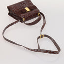 Salvatore Ferragamo Shoulder Bag Patent leather 5 Set White Black Auth 170521-24