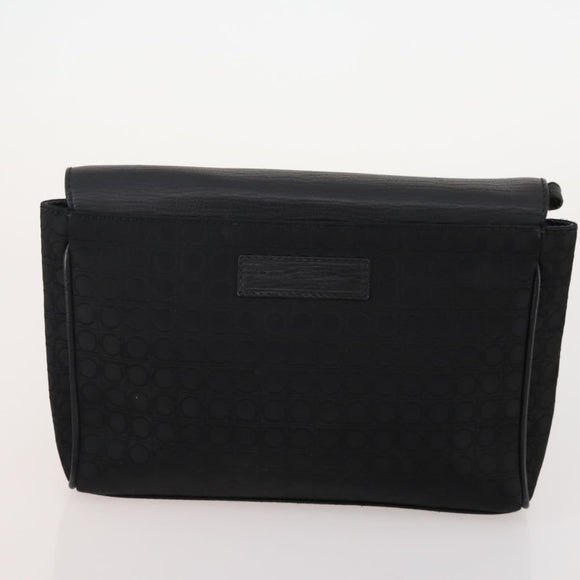 Salvatore Ferragamo Shoulder Bag Patent leather 5 Set White Black Auth 170521