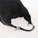 GUCCI GG Supreme Web Sherry Line Hand Bag Suede 4 Set Black Beige Auth 170524-5