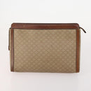 CELINE Macadam Canvas Clutch Bag PVC Leather 5 Set Brown Black beige Auth 170526-13