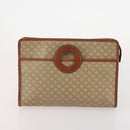 CELINE Macadam Canvas Clutch Bag PVC Leather 5 Set Brown Black beige Auth 170526-17