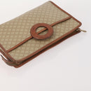 CELINE Macadam Canvas Clutch Bag PVC Leather 5 Set Brown Black beige Auth 170526-19