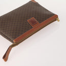 CELINE Macadam Canvas Clutch Bag PVC Leather 5 Set Brown Black beige Auth 170526-4
