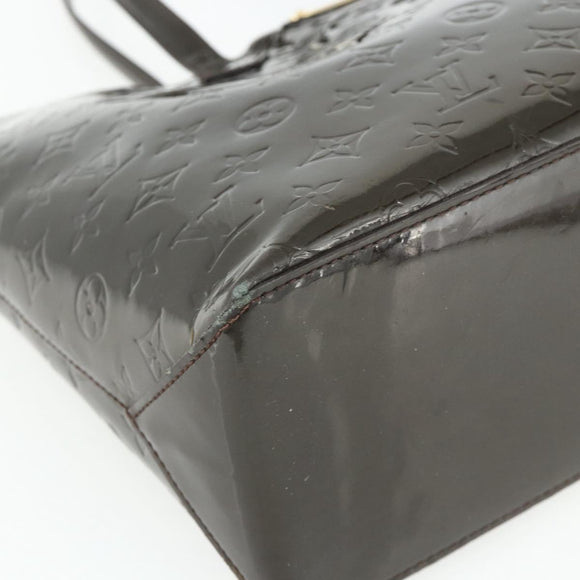 LOUIS VUITTON Monogram Vernis Wilshire GM Tote Bag Amarante M91649 Auth 170536