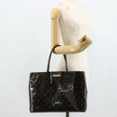 LOUIS VUITTON Monogram Vernis Wilshire GM Tote Bag Amarante M91649 Auth 170536-22