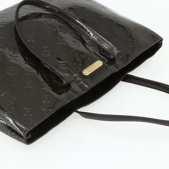 LOUIS VUITTON Monogram Vernis Wilshire GM Tote Bag Amarante M91649 Auth 170536