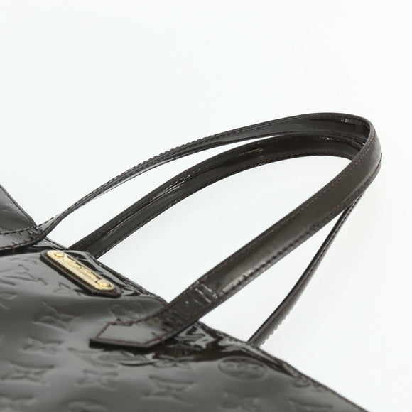 LOUIS VUITTON Monogram Vernis Wilshire GM Tote Bag Amarante M91649 Auth 170536