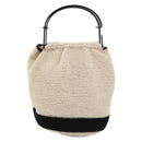 CHANEL Handtas Stro Beige CC Auth 170539-13