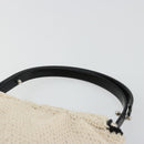 CHANEL Handtas Stro Beige CC Auth 170539-14