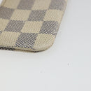 LOUIS VUITTON Damier Azur Pochette Cles Coin Purse N62659 LV Auth 170542-16