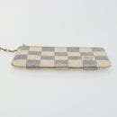 LOUIS VUITTON Damier Azur Pochette Cles Coin Purse N62659 LV Auth 170542-6