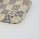 LOUIS VUITTON Damier Azur Pochette Cles Coin Purse N62659 LV Auth 170542-7