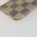 LOUIS VUITTON Damier Azur Pochette Cles Coin Purse N62659 LV Auth 170542-14