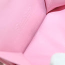BALENCIAGA Mini Chain Wallet Kitty Leather Pink Silver 623241 Auth 170544SM-20